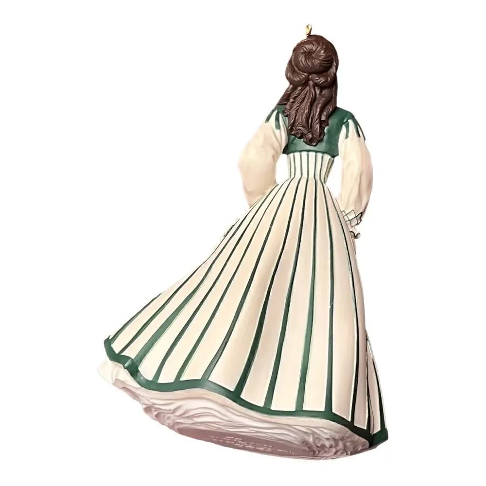 Hallmark Keepsake Ornament Scarlett O'Hara in Green Striped Dress #3 in Series